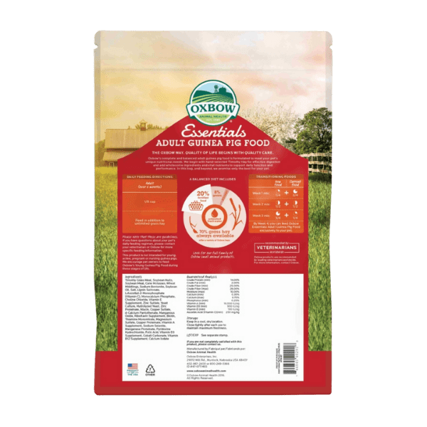 Oxbow Essentials Adult Guinea Pig tengerimalac táp